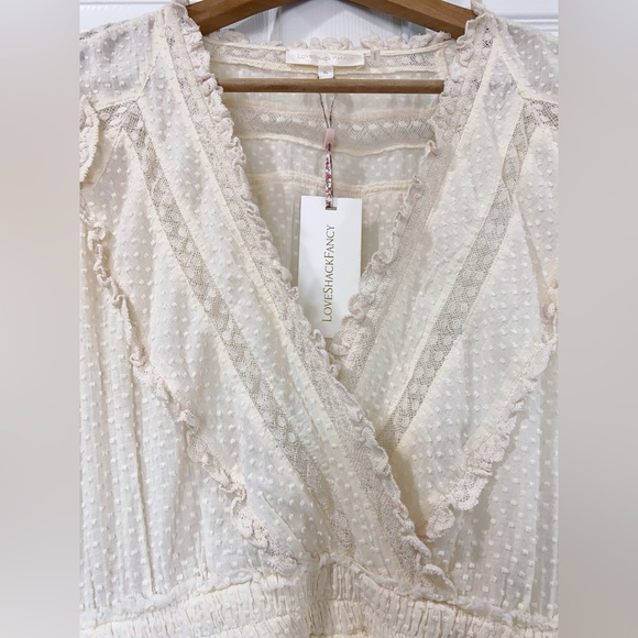 NWT $425 LoveShackFancy Milena Lace Dress - Picture 10 of 10